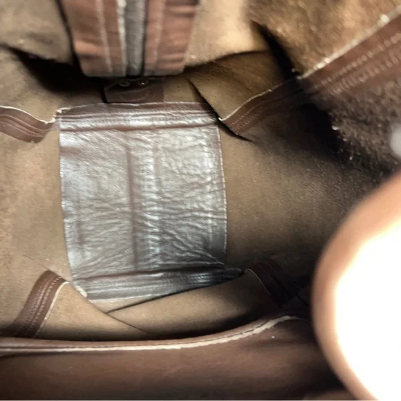 Coach 4160 Vintage Brown Sling Bag. - Picture 5 of 10